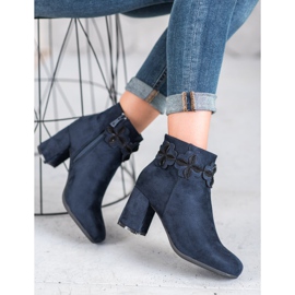 Kylie Suede Marineblå støvler 2