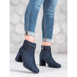 Kylie Suede Marineblå støvler 1