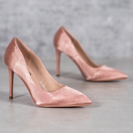 SHELOVET Satin pins lyserød 1