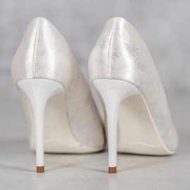 SHELOVET Satin pins hvid 1