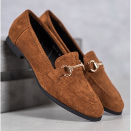 VICES loafers i ruskind brun 1
