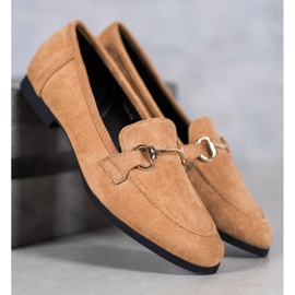 VICES loafers i ruskind brun 2