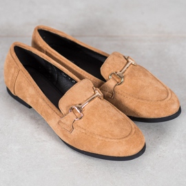 VICES loafers i ruskind brun 1