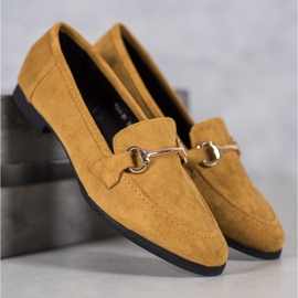 VICES loafers i ruskind gul 2