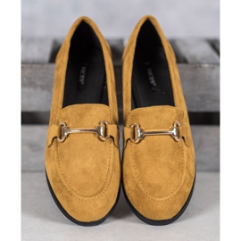 VICES loafers i ruskind gul 4