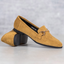 VICES loafers i ruskind gul 1