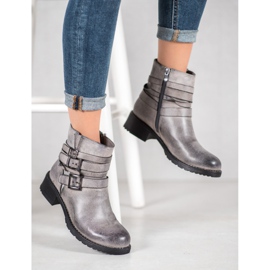 SHELOVET Klassiske grå støvler 1