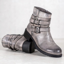 SHELOVET Klassiske grå støvler 2