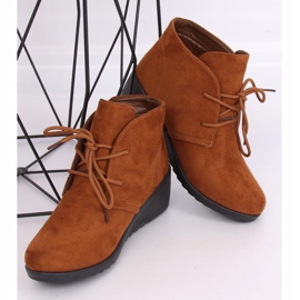 Snørestøvler kamel E3265 Camel brun 2