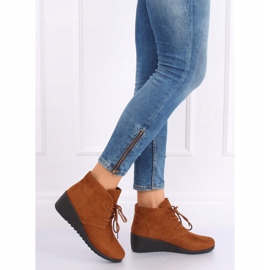 Snørestøvler kamel E3265 Camel brun 1