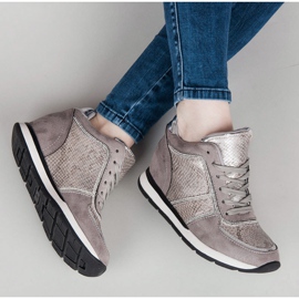 Vices Bindede sneakers grå 1