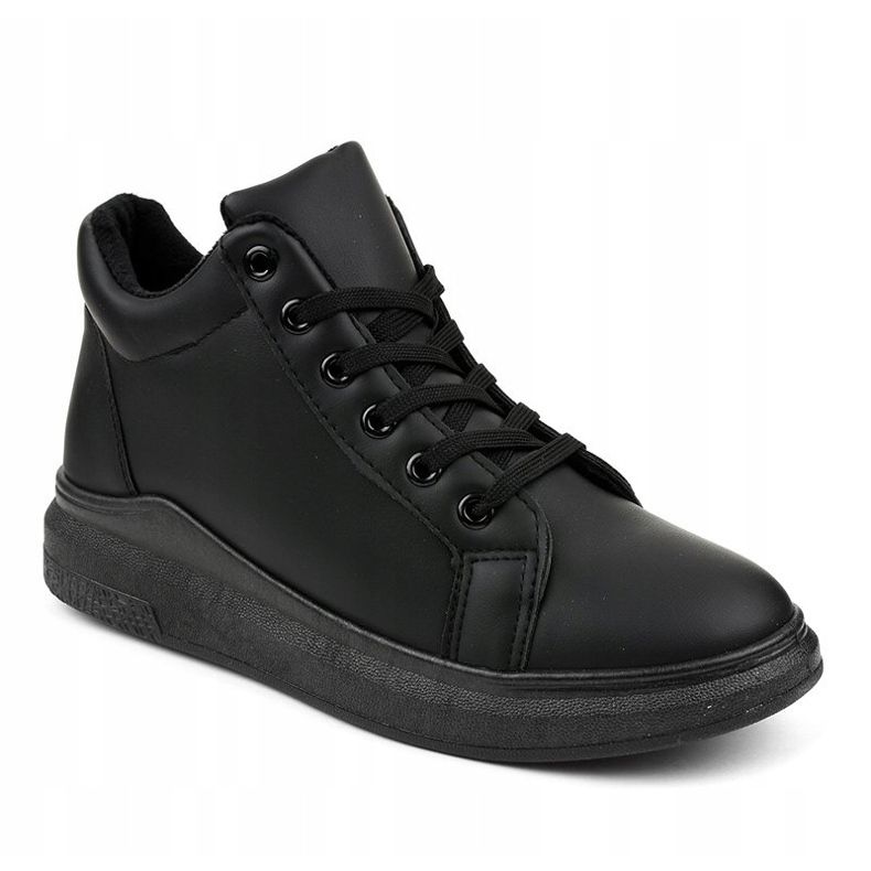 Sort isolerede sneakers TL133-1 1
