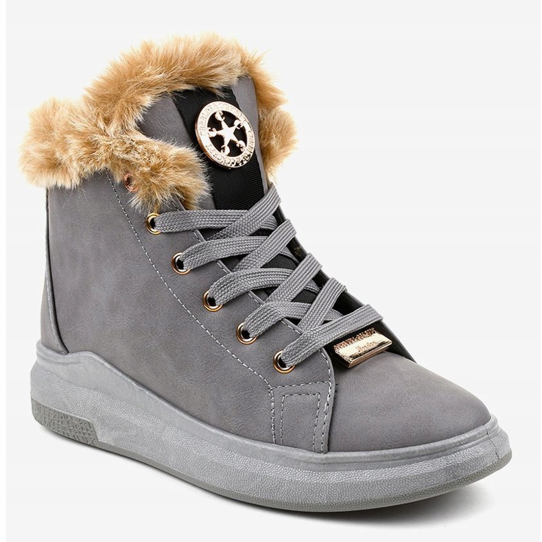 Varmegrå sneakers TL135-3 1