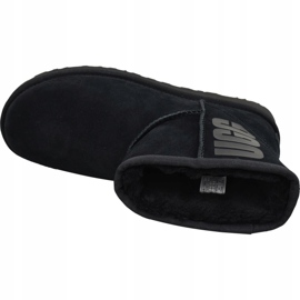 Ugg Classic Mini Rubber Logo W 1108231-BLK sort 2