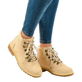 Beige vandrestøvler uden isolering XDS1702 1