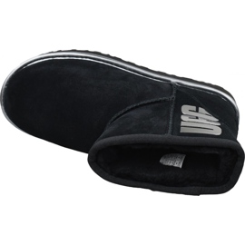 Ugg Classic Mini Ugg Rubber Logo W 1110087-BMT Sko sort 2