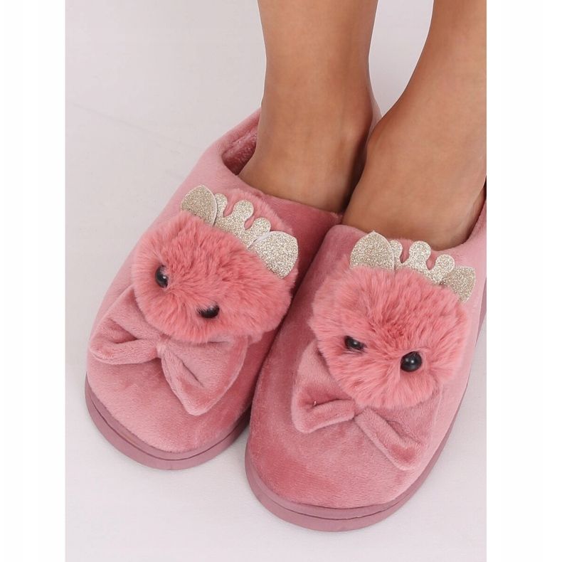 Kvinders hjemmesko beskidt pink DD112 Pink lyserød 1