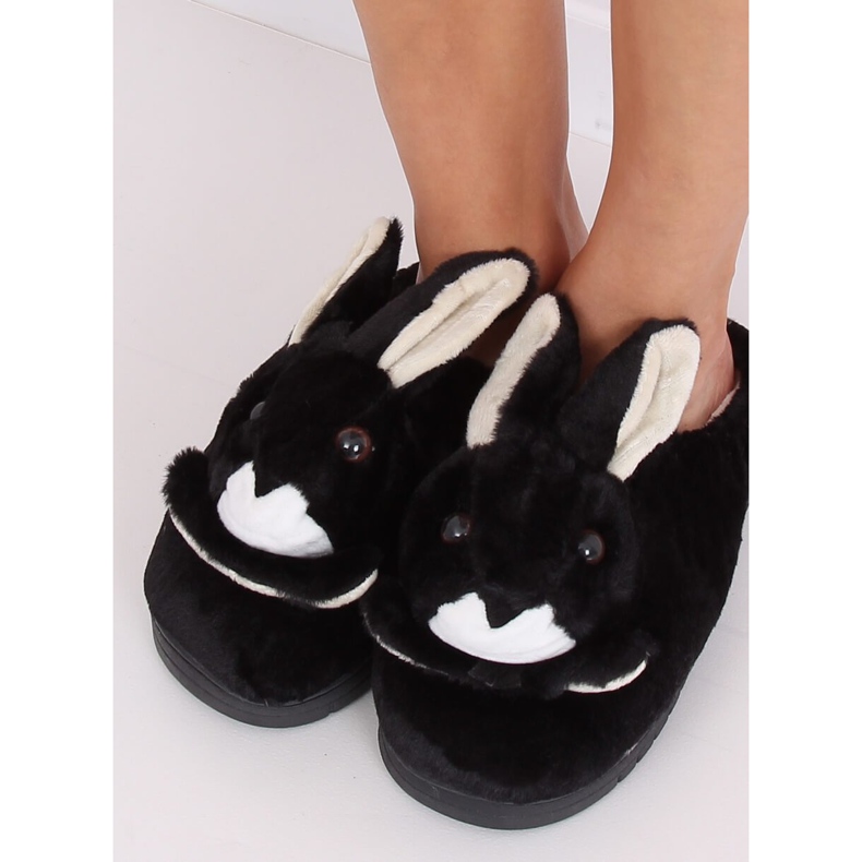Sort bunny kvinders hjemmesko MA17 Sort 2