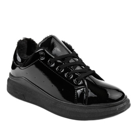 Sort isolerede sneakers TL140-1 1