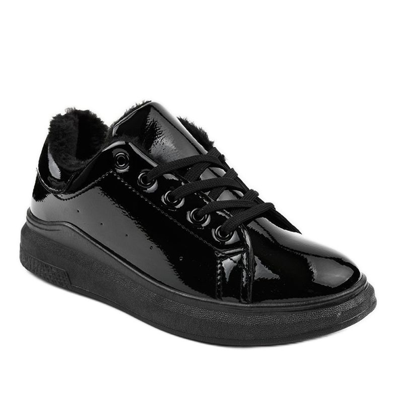 Sort isolerede sneakers TL140-1 1