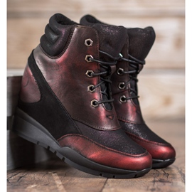 Sergio Leone Burgundy sneakers rød 2