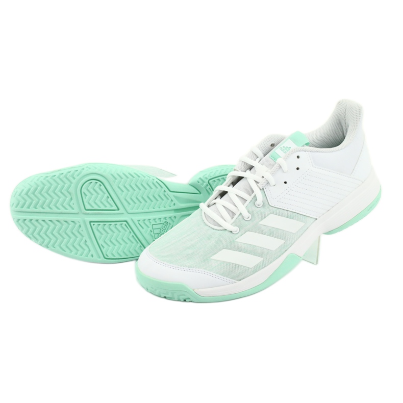 Adidas Ligra 6 W BC1035 sko hvid grøn 5