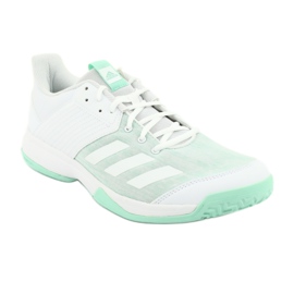 Adidas Ligra 6 W BC1035 sko hvid grøn 1