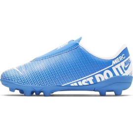 Nike Mercurial Vapor 13 Club Mg PS (V) Jr AT8162 414 fodboldsko blå blå 2