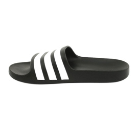 Adidas Adilette Aqua K Jr F35556 hjemmesko hvid sort 2