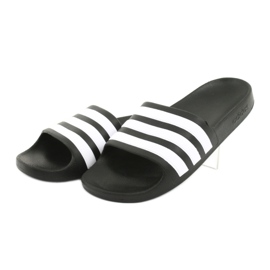 Adidas Adilette Aqua K Jr F35556 hjemmesko hvid sort 3