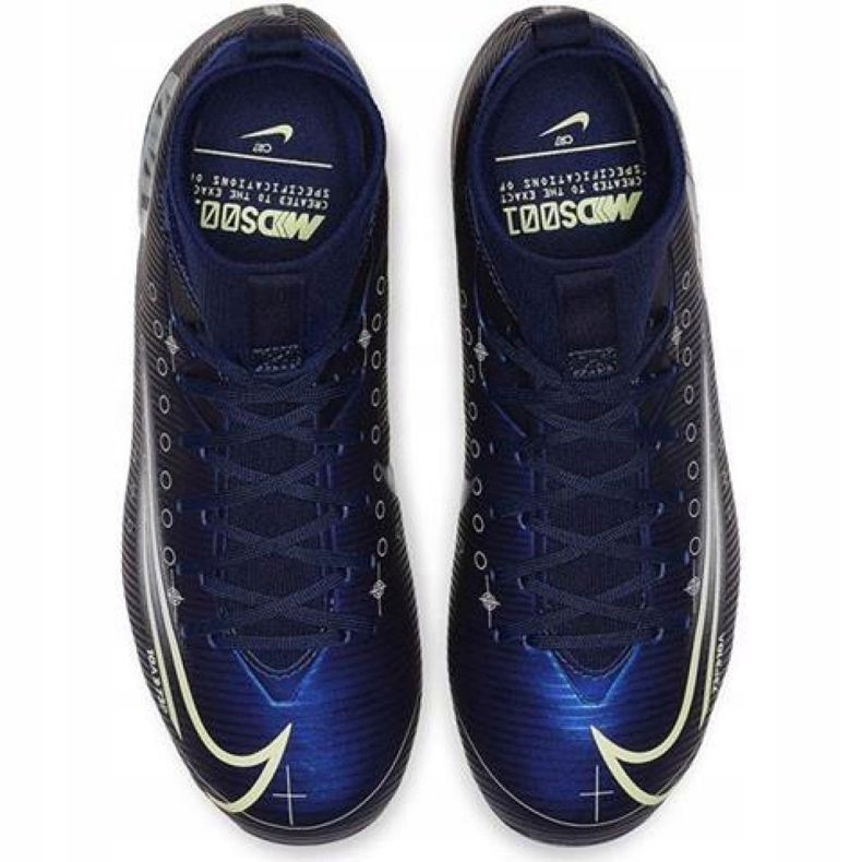 Nike Mercurial Superfly 7 Academy Mds FG / MG Jr BQ5409 401 fodboldsko marineblå marineblå 2
