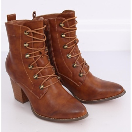 Snørestøvler camel 3698 Camel brun 2