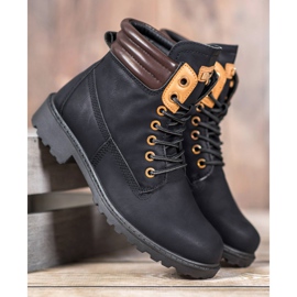 SHELOVET Stilfulde Trappers sort 1