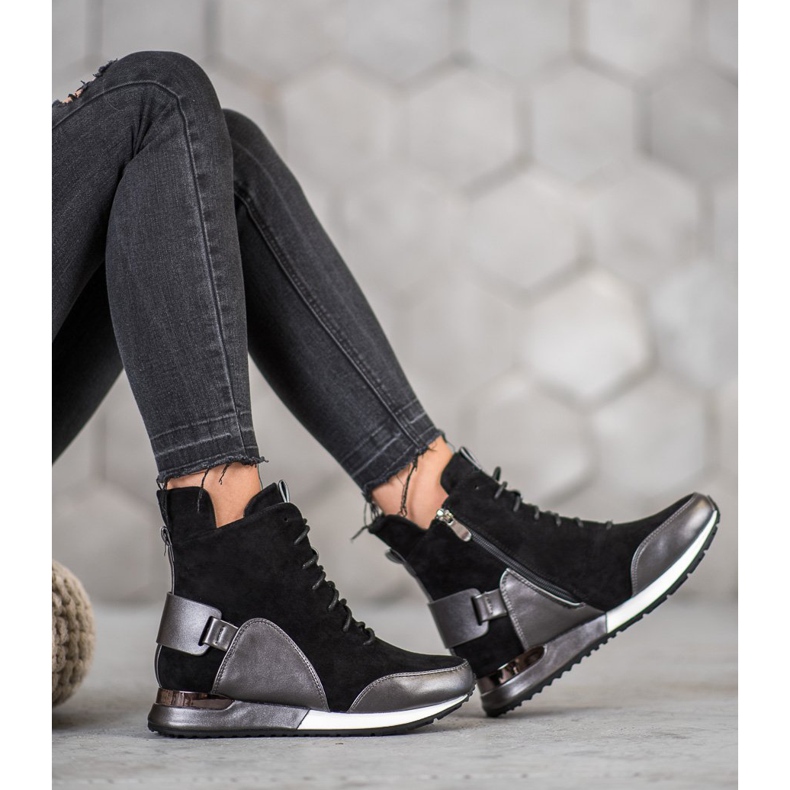 Goodin Mode sneakers sort grå 1