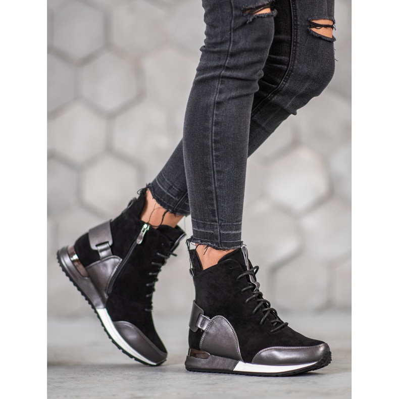 Goodin Mode sneakers sort grå 2