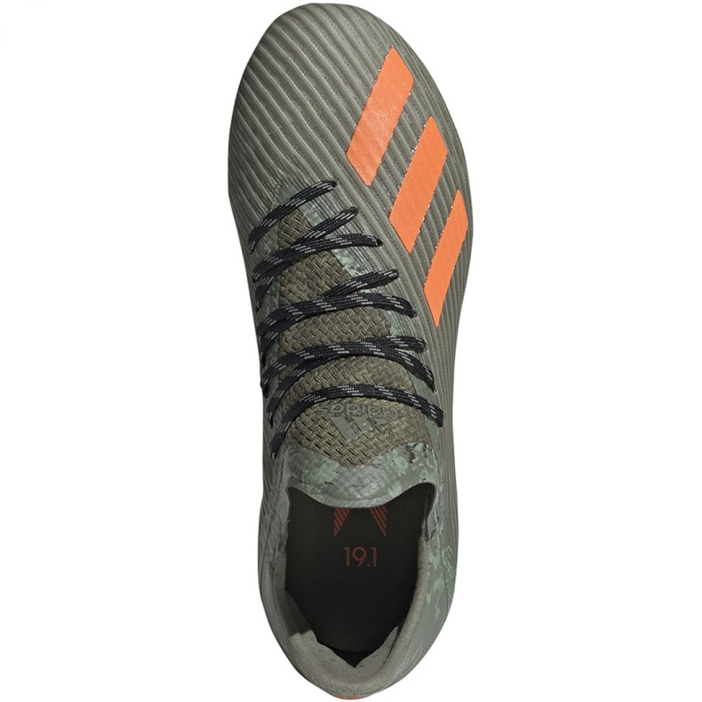 Adidas X 19.1 Jr Fg EF8301 fodboldstøvler grøn grøn 1