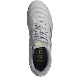 Adidas Copa 20.3 Fg Jr EF8332 fodboldstøvler grå grå 1