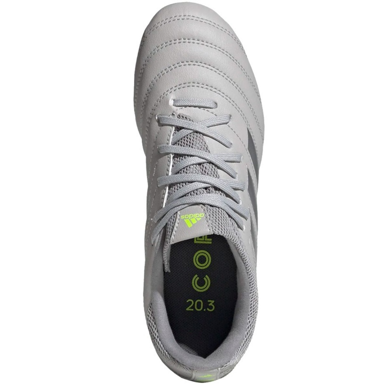 Adidas Copa 20.3 Fg Jr EF8332 fodboldstøvler grå grå 1