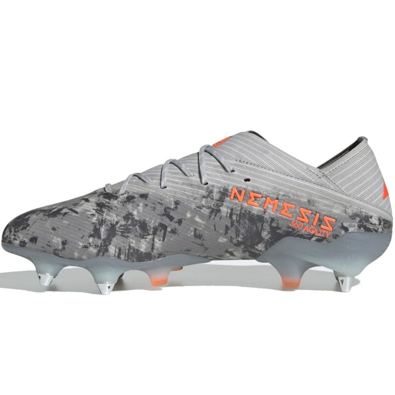Adidas Nemeziz 19.1 Sg M EF8393 fodboldstøvler grå grå 2