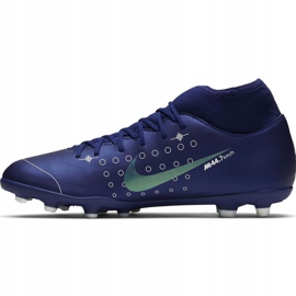 Nike Mercurial Superfly 7 Club Mds FG / MG M BQ5463 401 fodboldsko marineblå blå 2