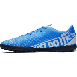 Nike Mercurial Vapor 13 Club M Tf AT7999 414 fodboldsko blå blå 2