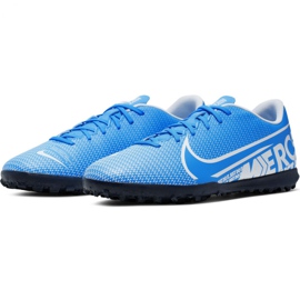 Nike Mercurial Vapor 13 Club M Tf AT7999 414 fodboldsko blå blå 3