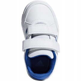 Adidas AltaSport Cf I Jr D96844 sko hvid blå 1