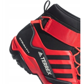 Trekkingsko adidas Terrex Hydro Lace M CQ1755 sort rød 1