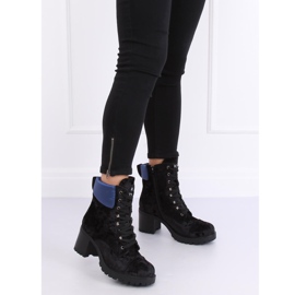 Sort velourarbejdere K1835203 Negro 2