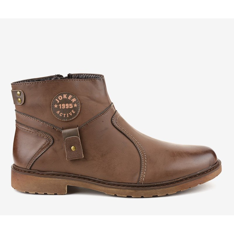Brune slip-on sko A20182-5 2