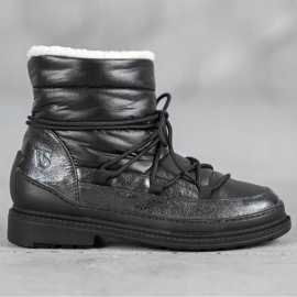 Vices Tekstil snestøvler sort 1