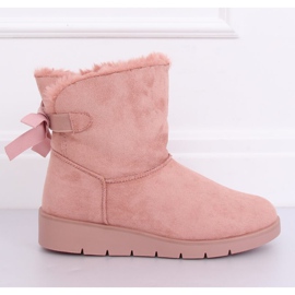 Lyserøde damestøvler A-3 Pink 1