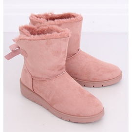 Lyserøde damestøvler A-3 Pink 2