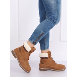 Tømmerstøvler camel 185-PA Camel brun 1